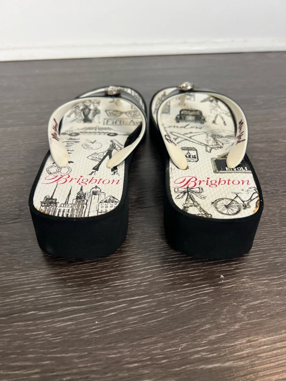 Brighton "Voyage" Platform Flip Flops - Picture 4 of 10